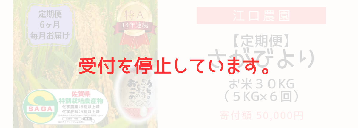 定期　さがびより5kg 6回